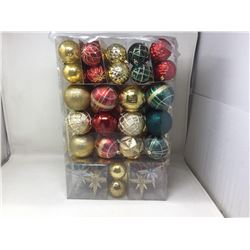 80 Piece Shatter-Resistant Ornaments