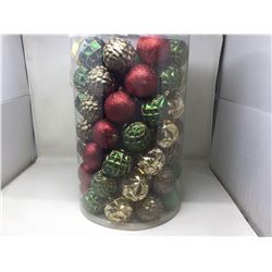 75 Piece Shatter-Resistant Ornaments