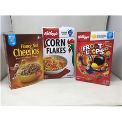 Lot of Assorted Cereal