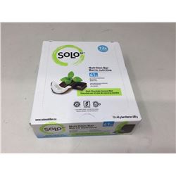 Solo Nutrition Bars- Dark Chocolate Coconut Mint (12 x 40g)