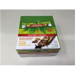 Nature's Heart Pecan, Banana & Dark Chocolate Bars (12 x 35g)