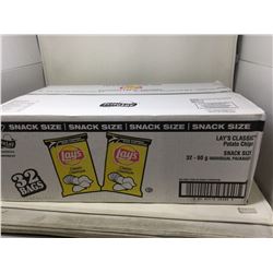 Case of Lays Classic Potato Chips (32 x 60g)