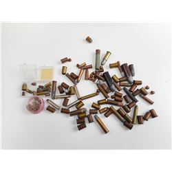 ASSORTED COLLECTIBLE AMMO LOT INCLUDING .22 WRF, .32, RIMFIRE AMMO, SOME DUMMY RNDS, SOME BLANKS, 9M