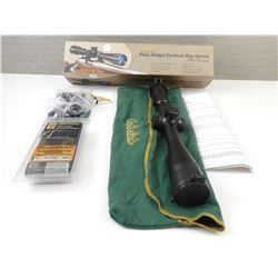 Ridge Scope CABELAS PINE RIDGE TACTICAL BIG-GAME 3-12X40SF RIFLE SCOPE + BORE SNAKE ...