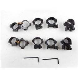ASSORTED 1" LOW SCOPE RINGS