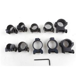 ASSORTED SCOPE RINGS