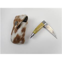 DAMASCUS STYLE POCKET KNIFE