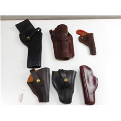 ASSORTED REVOLVER HOLSTERS