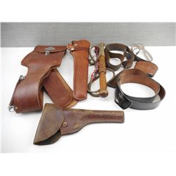 HOSLTERS, BELT, BULLWHIP ETC