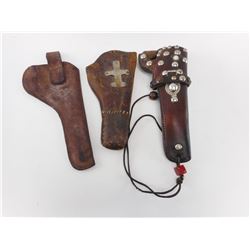 ASSORTED LEATHER HOLSTERS