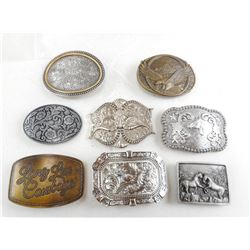 ASSORTED BELT BUCKLES