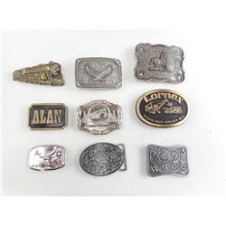 ASSORTED BELT BUCKLES