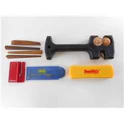 ASSORTED KNIFE SHARPENING TOOLS