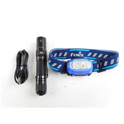 FENIX HEADLAMP + FLASHLIGHT