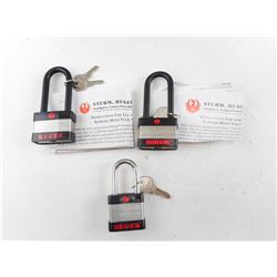 ASSORTED RUGER PAD LOCKS