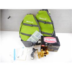 PENN TORAUE 12 + ANGLER PACKS