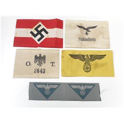 REPRODUCTION WWII GERMAN ARMBANDS