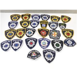 ASSORTED FIRE FIGHTER BADGES