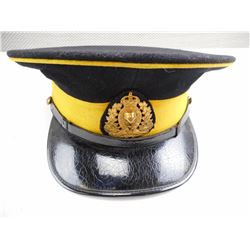 WWII CANADIAN RCMP CAP WITH BADGE