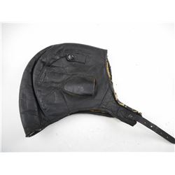 MILITARY LEATHER FLIGHT HELMET
