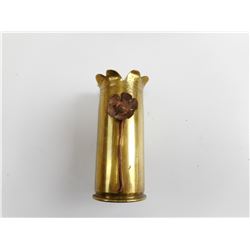 WWI TRENCH ART SHELL CASING