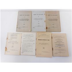 ASSORTED MILITARY MANUALS