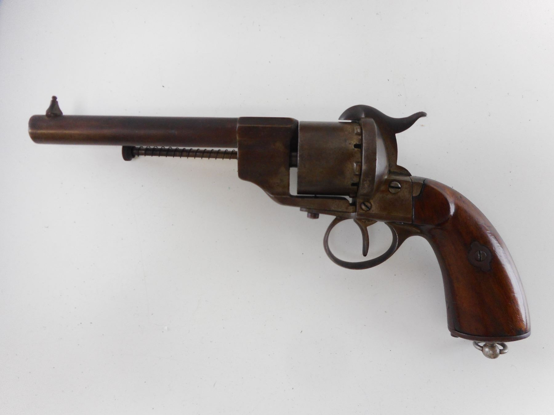 LEFAUCHEUX TYPE , MODEL: PINFIRE REVOLVER , CALIBER: 11MM PIN FIRE