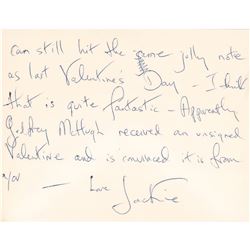 Jacqueline Kennedy Autograph Letter Signed