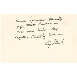 George Bush Autograph Letter Signed