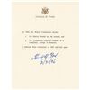 Image 1 : Gerald Ford Signed Souvenir Typescript