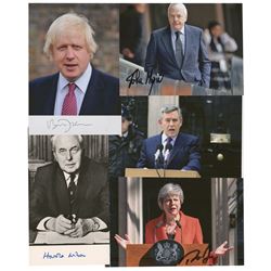 British Prime Ministers (5) Signed Photographs