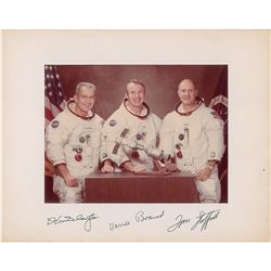Apollo-Soyuz Signed Photograph