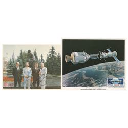 Apollo-Soyuz (2) Signed Photographs