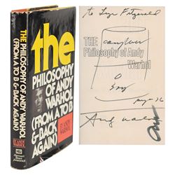 Andy Warhol Signed Book