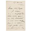 Image 1 : John Singer Sargent Autograph Letter Signed