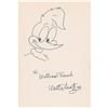 Image 1 : Walter Lantz Signed Sketch
