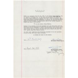 Thomas Pynchon Document Signed