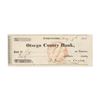 Image 1 : James Fenimore Cooper Signed Check