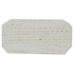 Alexandre Dumas, pere Autograph Letter Signed