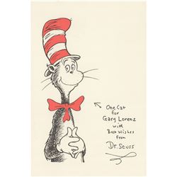 Dr. Seuss Signed Print