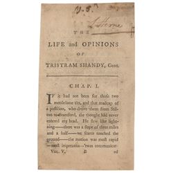 Laurence Sterne Signature