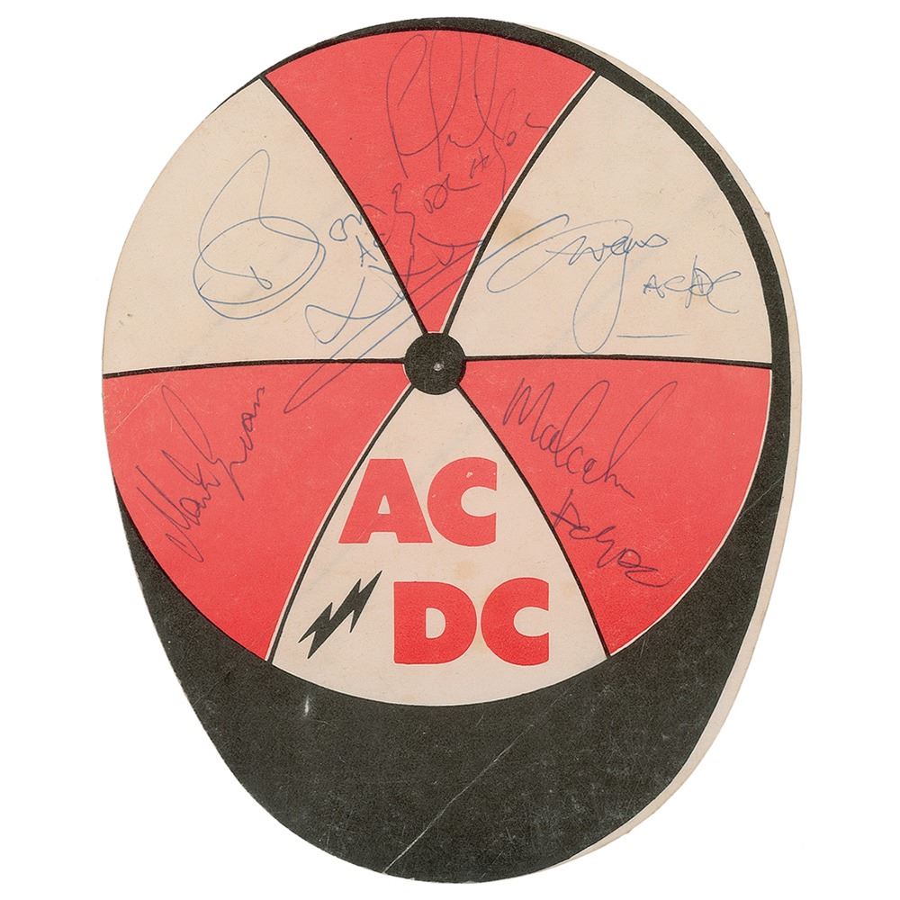 AC/DC Signed Logo Sticker