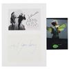 Image 1 : Serge Gainsbourg and Jane Birkin (3) Signed Items
