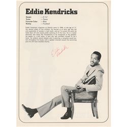 The Temptations Signed Program Pages