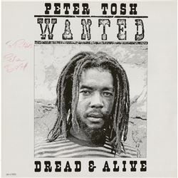Peter Tosh Signed Album