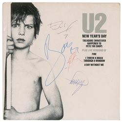 U2 Signed 45 RPM Record