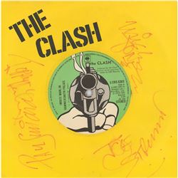 The Clash Signed 45 RPM Record