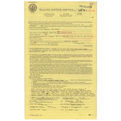 Roberta Flack Document Signed