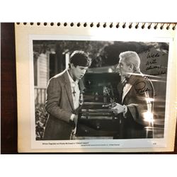 Roddy McDowall and William Ragsdale Movie Action Shot " Fright Night" Signed by Roddy McDowall