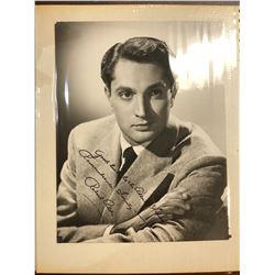 Signed Headshot of Robert Alda